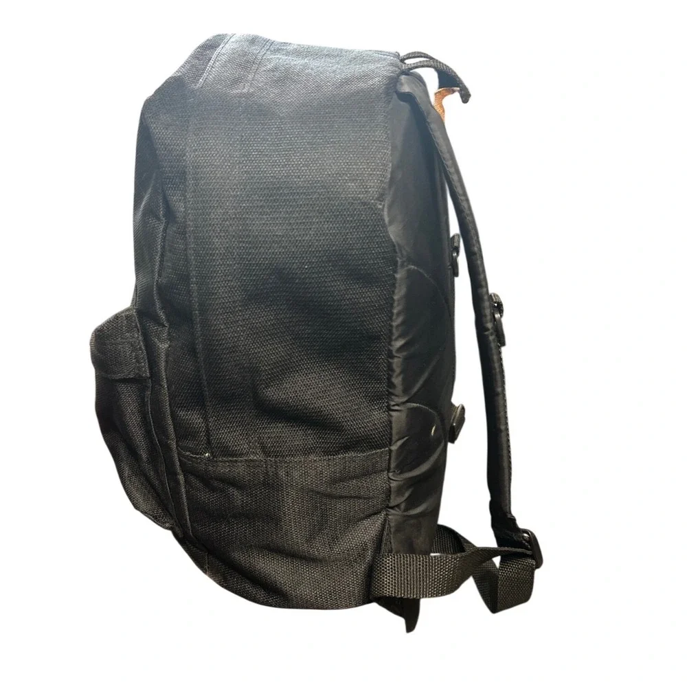 Cherokee Outdoor Gear Backpack Black Canvas Suede Leather Bottom Vintage 90's